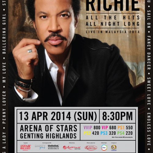Lionel Richie “All The Hits All Night Long”