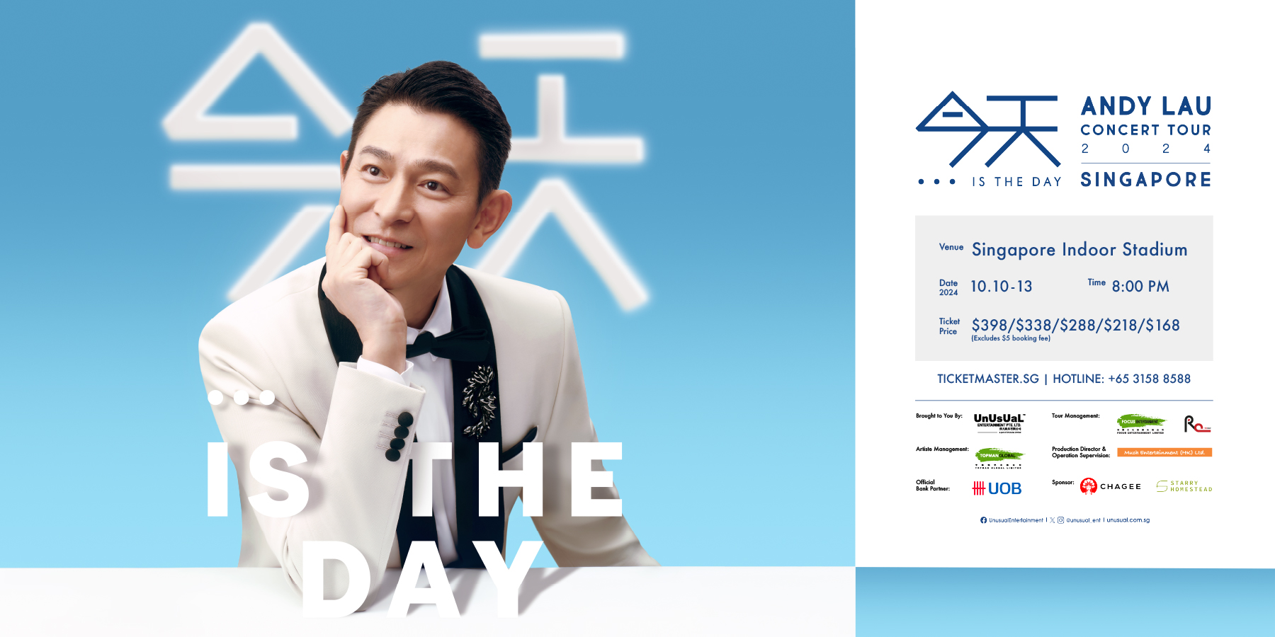 Today… is the Day Andy Lau Concert Tour 2024 - Singapore
