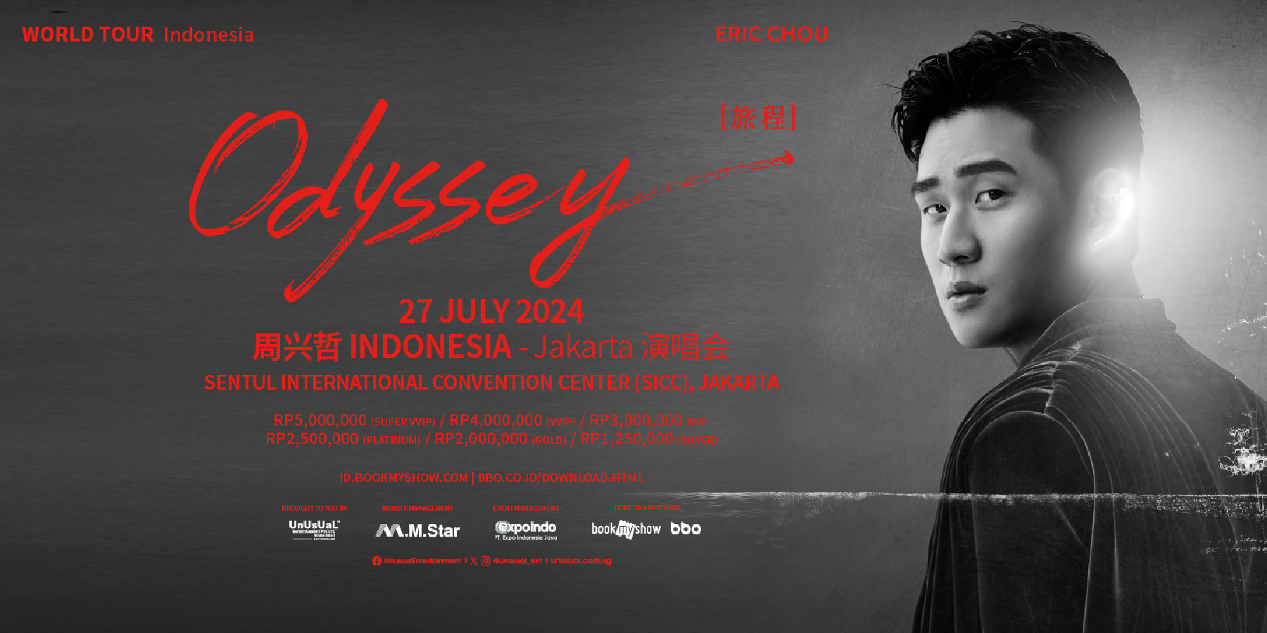 Eric Chou "Odyssey Journey" World Tour in Jakarta 2024