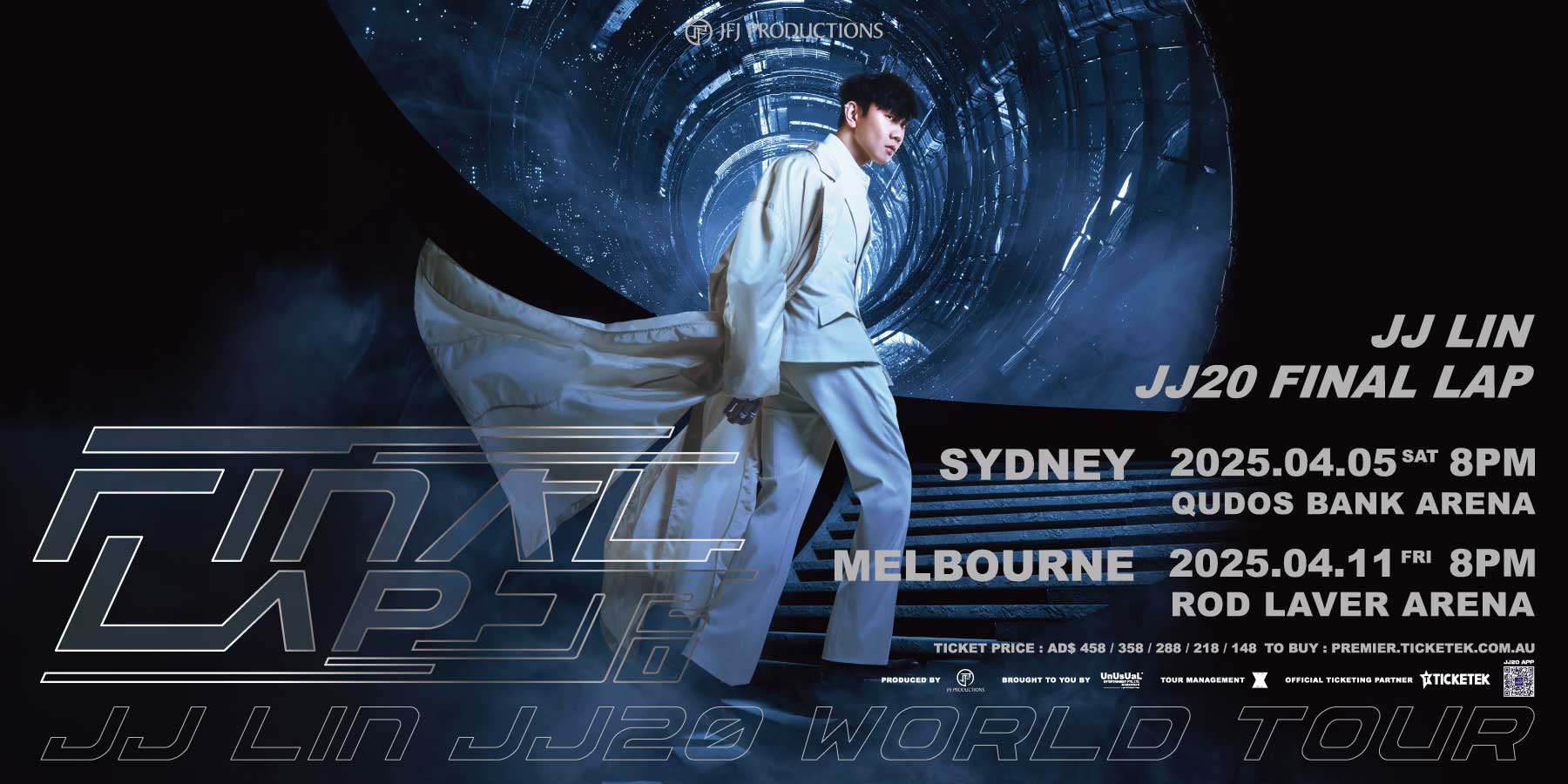 JJ Lin "JJ20" FINAL LAP World Tour - Sydney & Melbourne